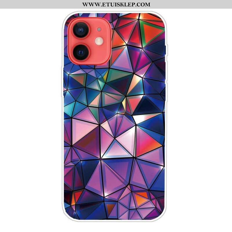 Futerały do iPhone 13 Mini Elastyczna Geometria